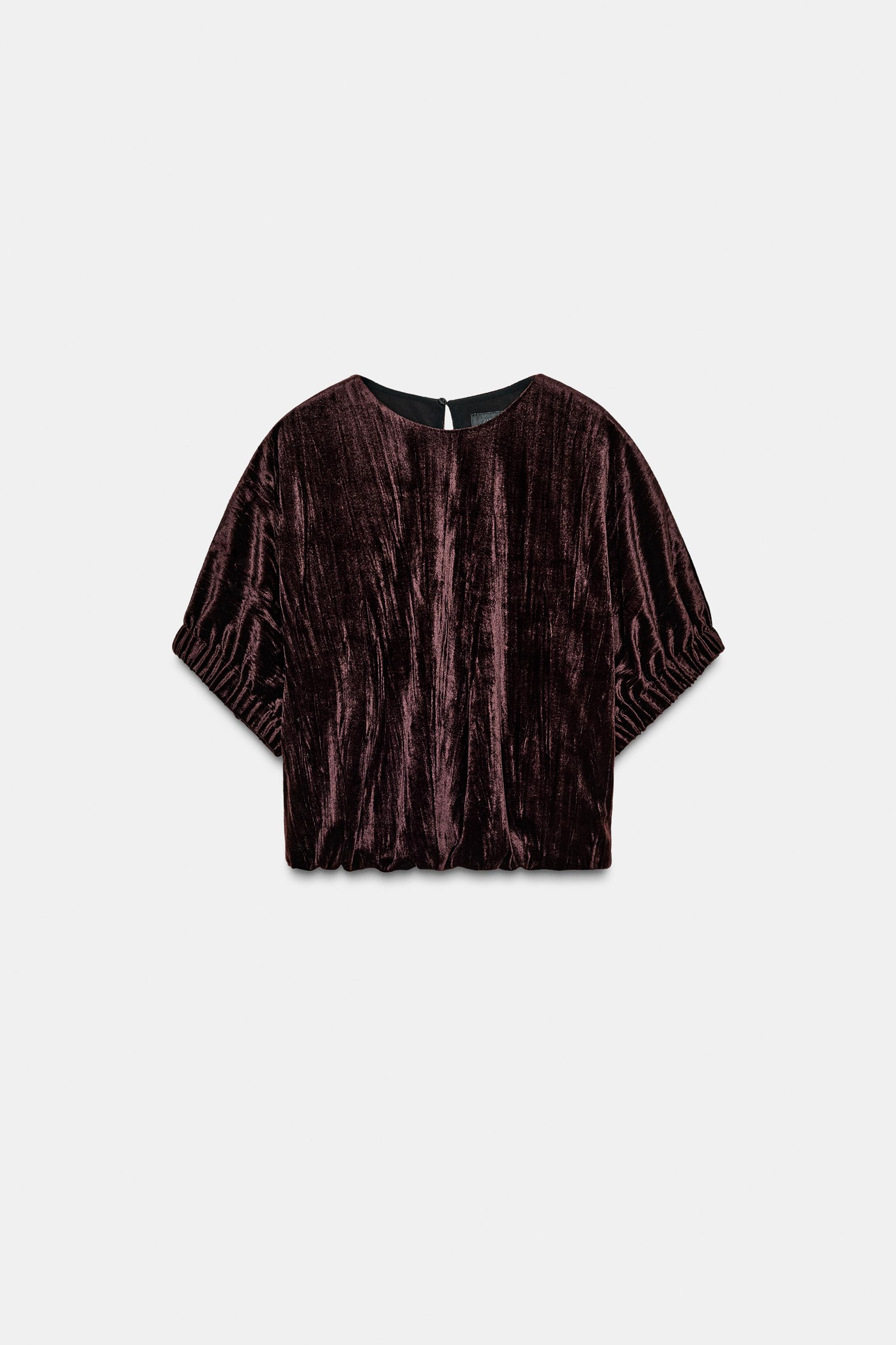VELVET BALLOON TOP